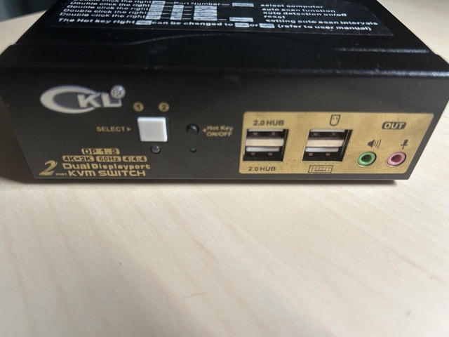 CKL 2 Dual Display KVM Dock