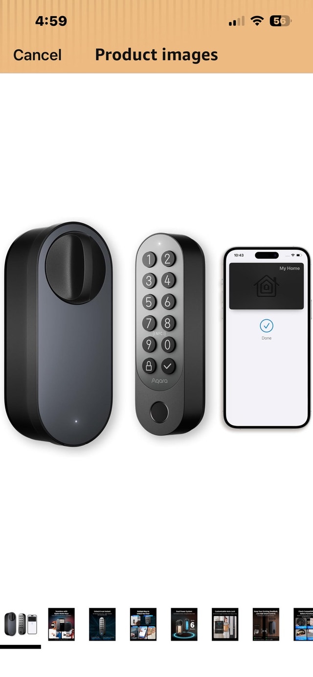 Aqara Smart Door Lock U200 - Openbox - photo 3