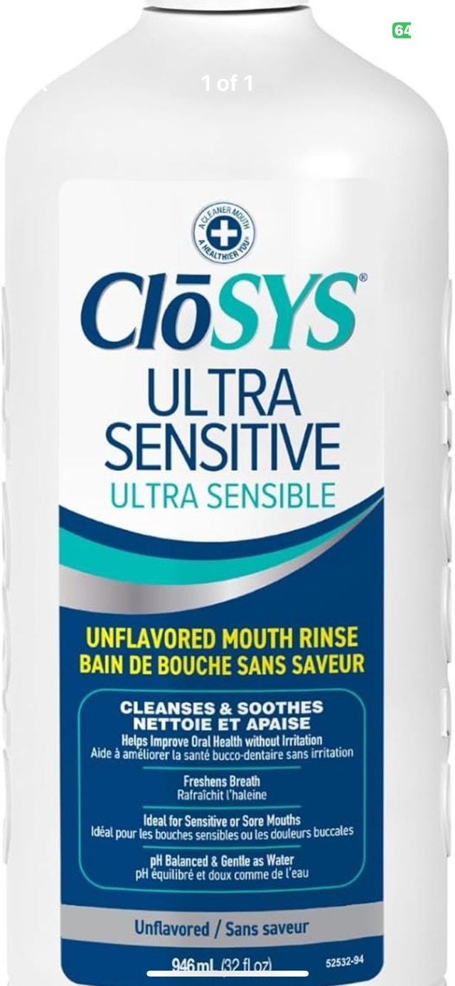 CloSys Ultra Sensitive Oral Rinse