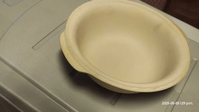 Pampered Chef Stoneware Baking Bowl thumbnail