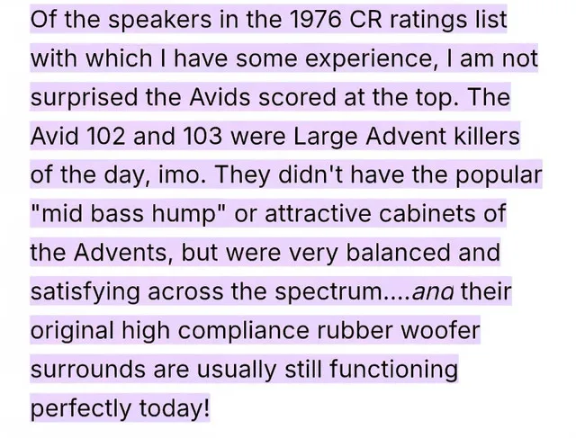 vintage Avid 102 speakers image indicator(9)