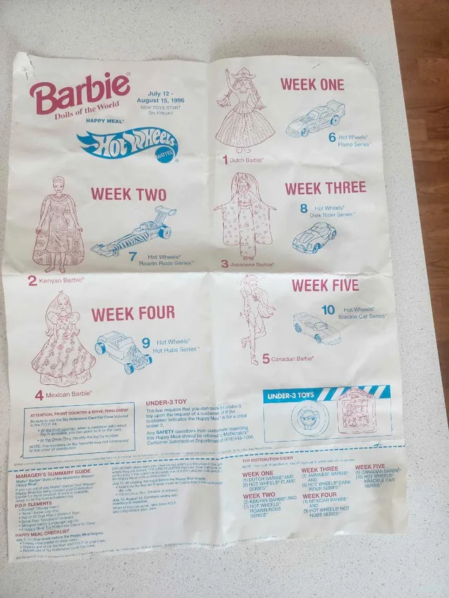 McDonalds 1996 Happy Meal Toys image indicator(3)