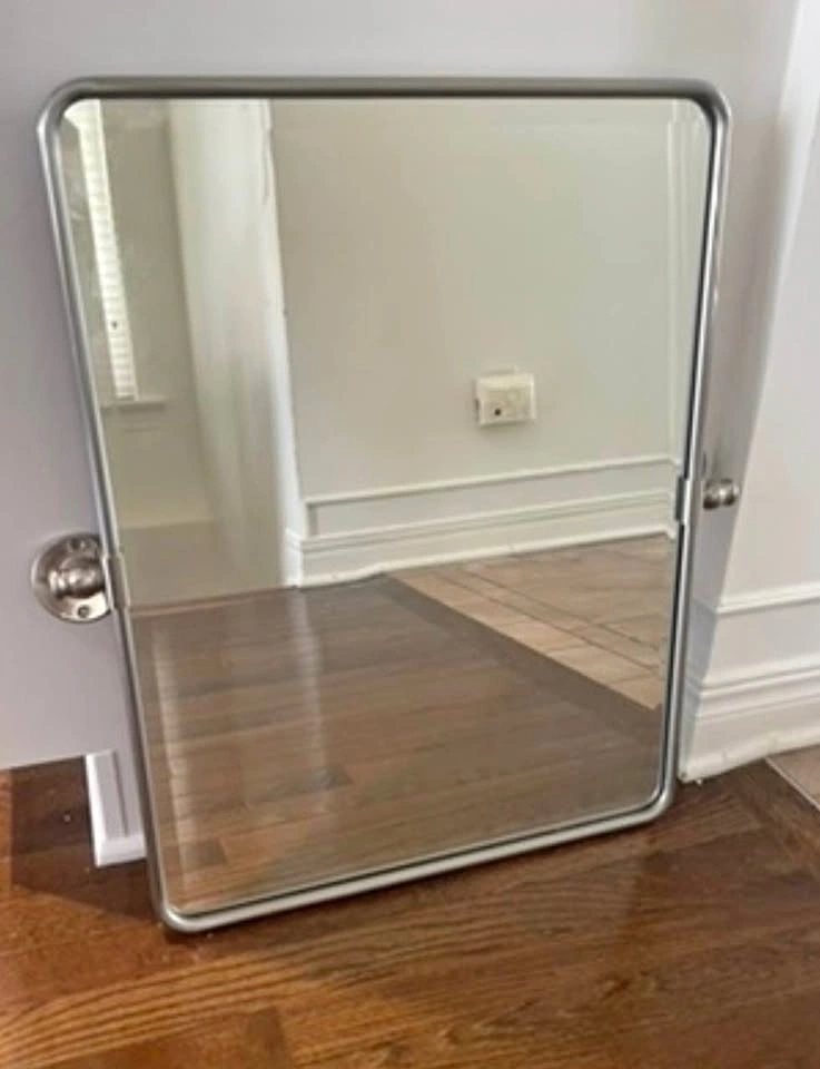 Metal Framed Rectangular Mirror