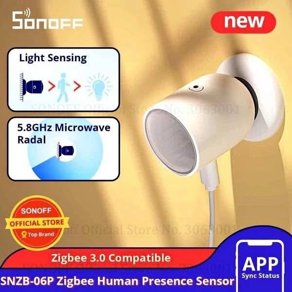 New Sonoff SNZB-06P Zigbee Human Presence Sensor