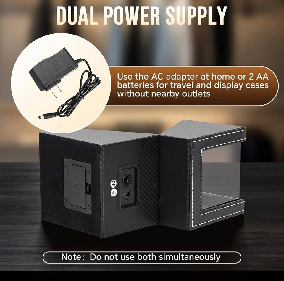 (New)Single Watch Winder Box with Japanese Quiet Motor - photo 3