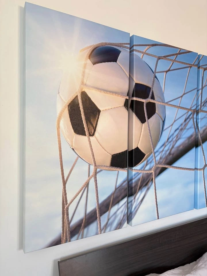 Trio Canvas Soccer Wall Art - photo 4