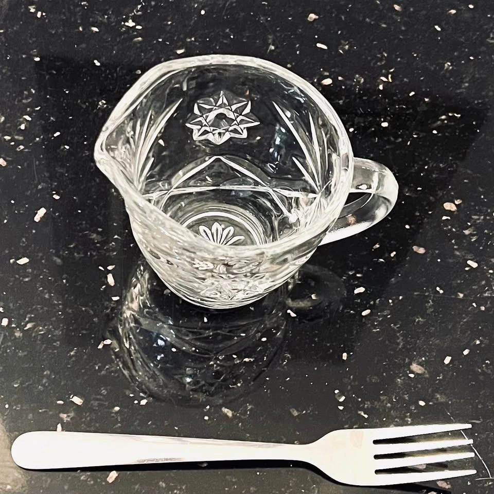 Vintage Anchor Hocking EAPC Star of David Creamer - photo 4