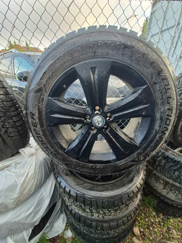 19" Toyota Gloss Black Wheels & Cooper Winter Tires Set - photo 2