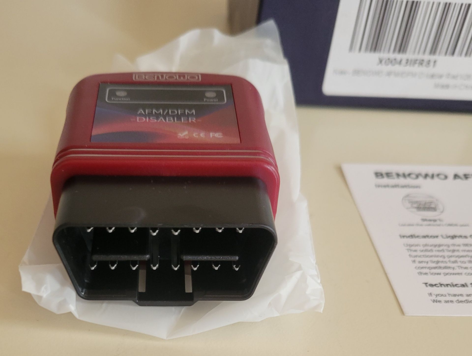 Benowo OBD2 Active Fuel Management Module AFM/DFM Disabler - photo 3