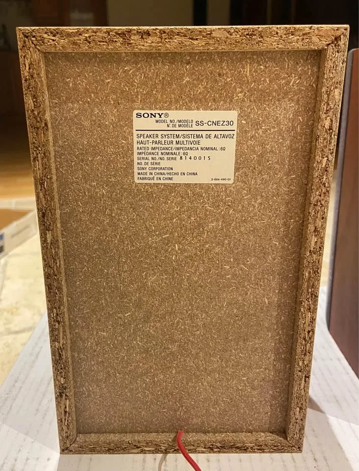 Sony SS-CNEZ30 Bookshelf Speakers Wood Grain. No box. image indicator(3)