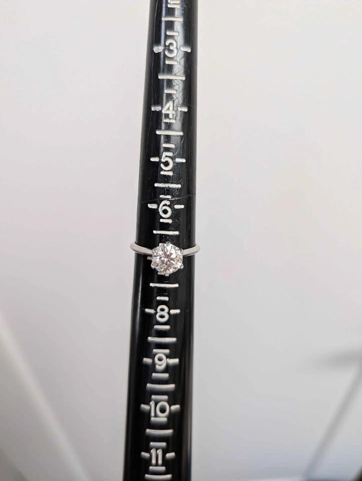 Moissanite Ring. Sterling Silver. 1.5 ct. - photo 5