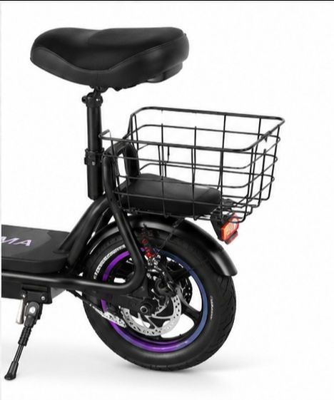 NEW Caroma P7 Electric Scooter w/ Seat & Basket - photo 4