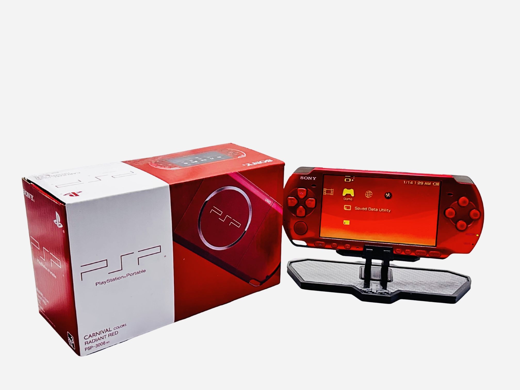 Sony PSP-3000 Radiant Red - Gaming Bundle (Excellent Condition) - photo 2