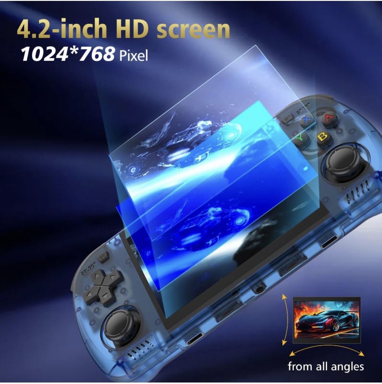 R36H Pro Max Retro Handheld Gaming Console (Black) - photo 5