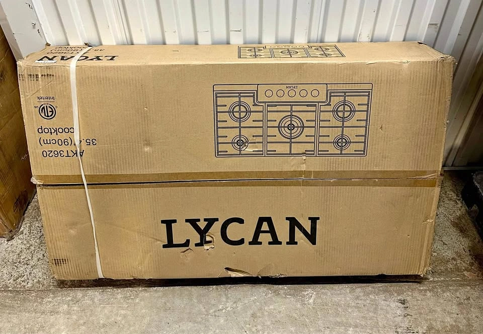 Lycan 35.4-inch (90cm) Stainless Steel Gas Cooktop