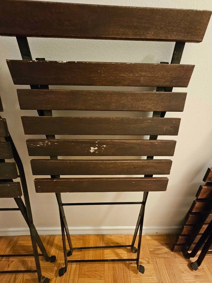 Ikea Tarno Patio Bistro Set Table and Chairs - photo 2