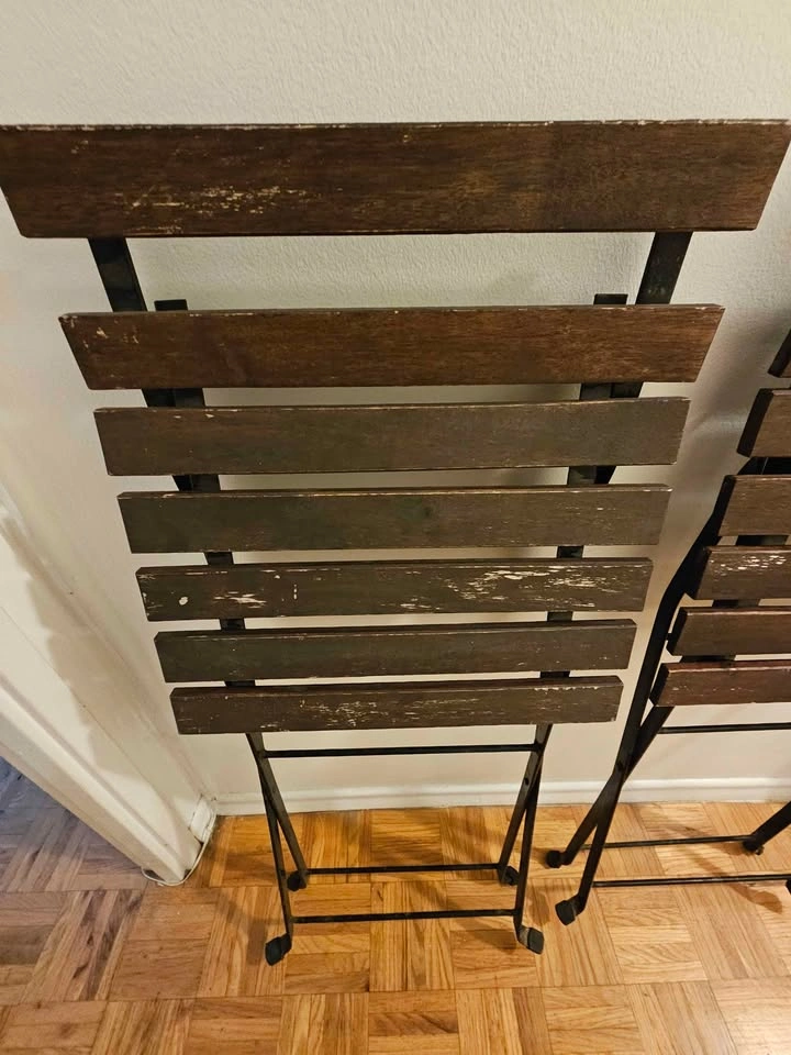 Ikea Tarno Patio Bistro Set Table and Chairs - photo 3