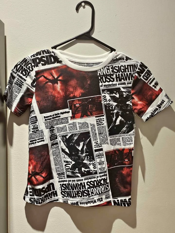 Kids Stranger Things T-Shirt XS and Small
