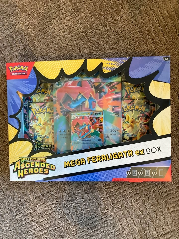 Mega Feraligatr ex and First Partner Series 2 Collection Boxes - photo 2