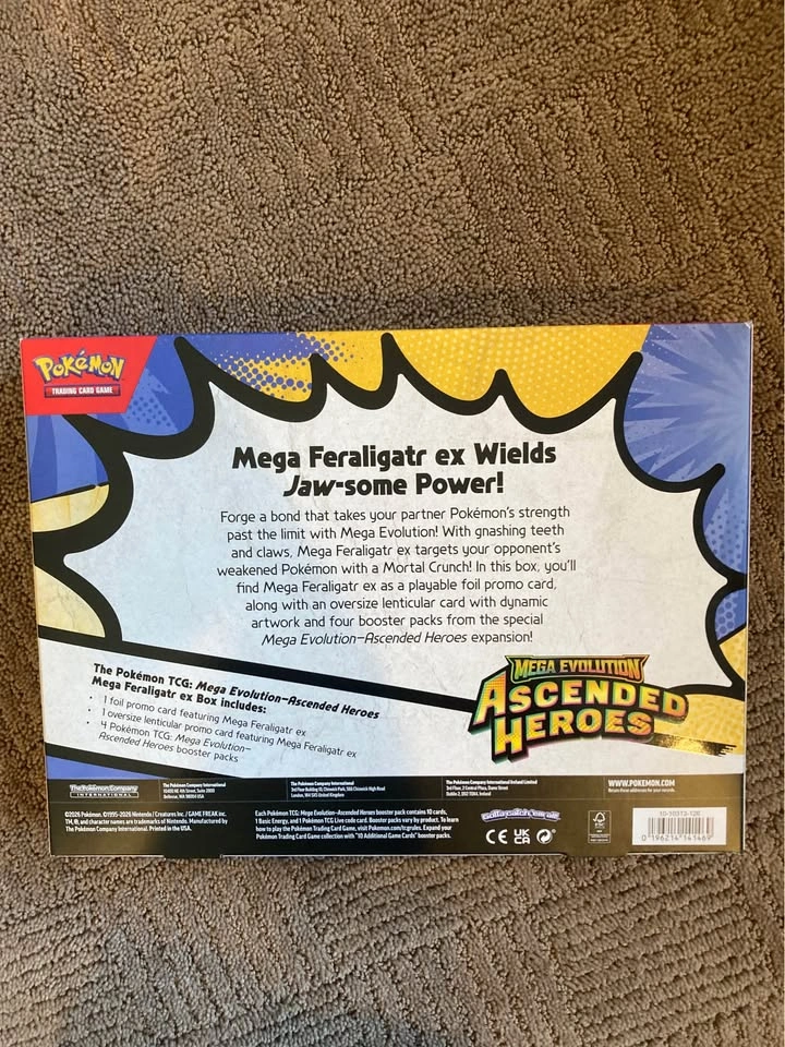 Mega Feraligatr ex and First Partner Series 2 Collection Boxes - photo 3