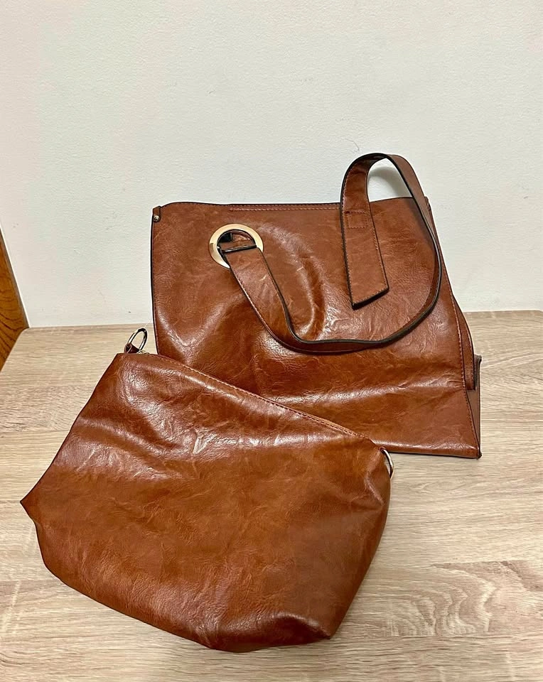 Brown AR New York 2-in-1 Handbag