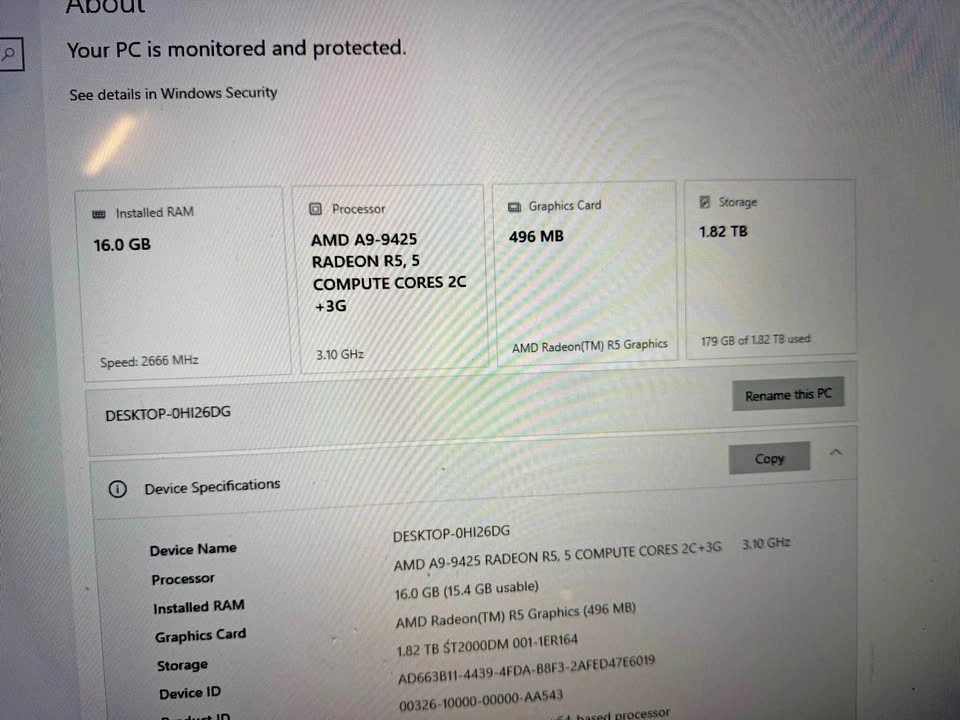 Moving Sale! Complete Desktop PC Setup (HP Slim, 16GB RAM)