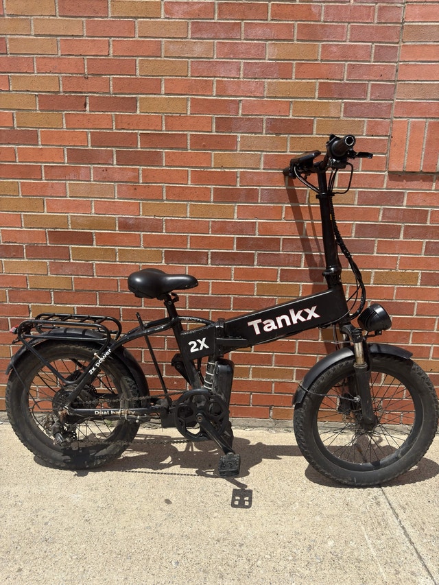 Tankx 2X Dual Battery Electric Folding Fat Tire e-bike