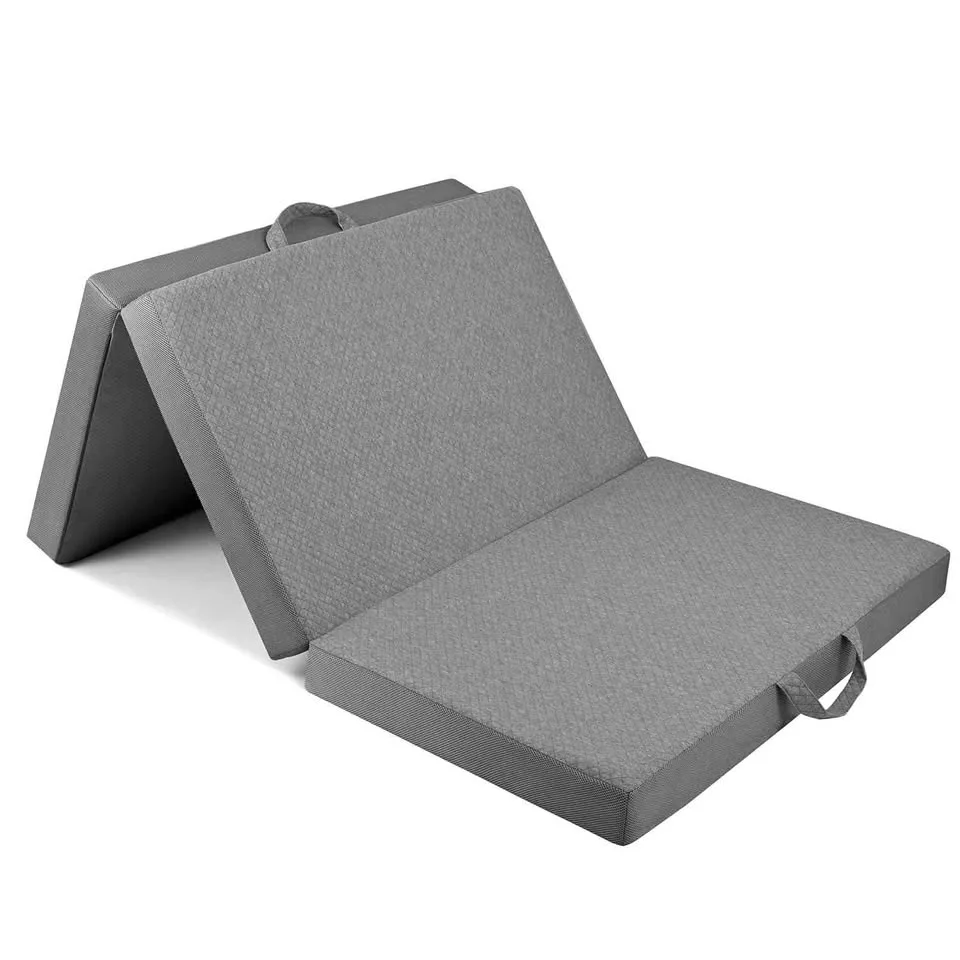 Nepfaivy 4 Inch Full Size Trifold Folding Mattress thumbnail