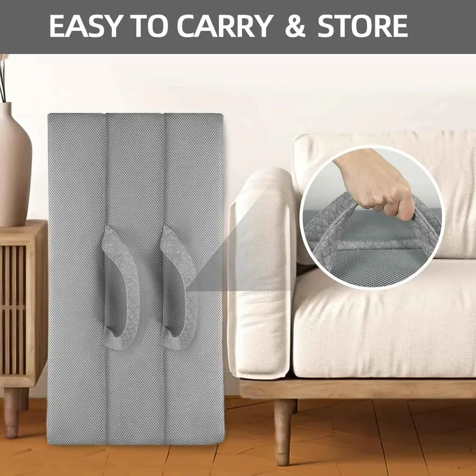 Nepfaivy 4 Inch Full Size Trifold Folding Mattress image indicator(6)