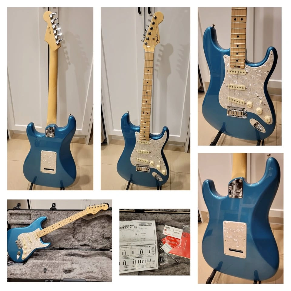 $2400 Fender American Elite Stratocaster – Ocean Turquoise