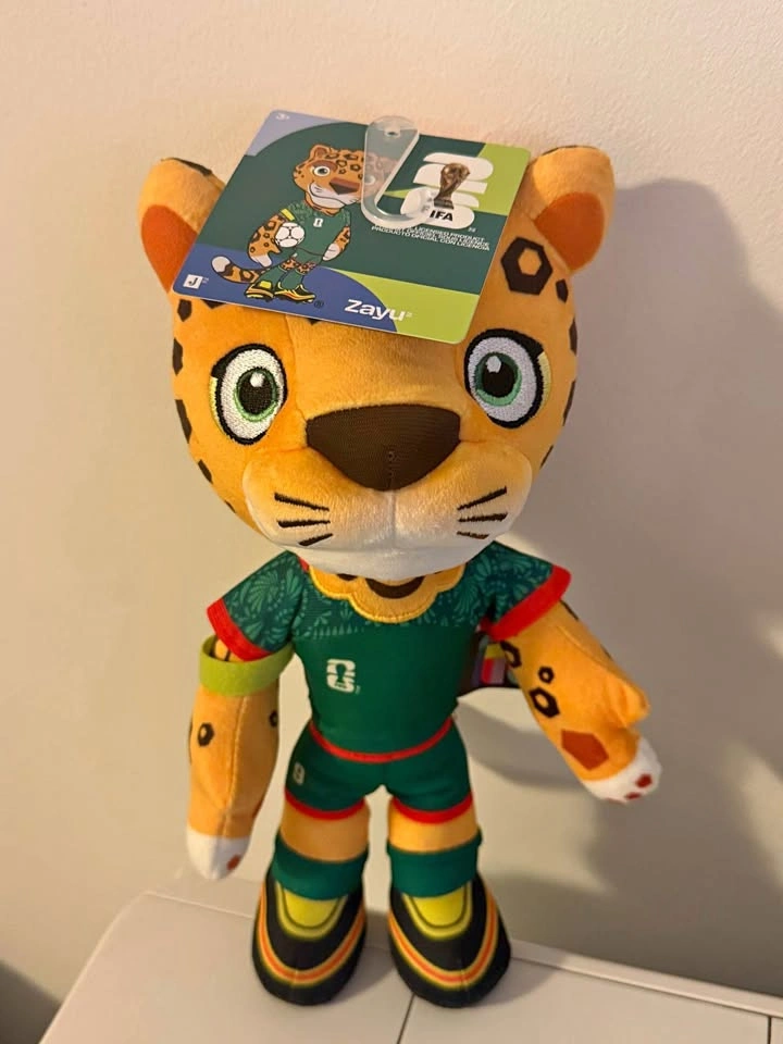 FIFA World Cup 2026 Official ZAYU Plush (Mexico) – New