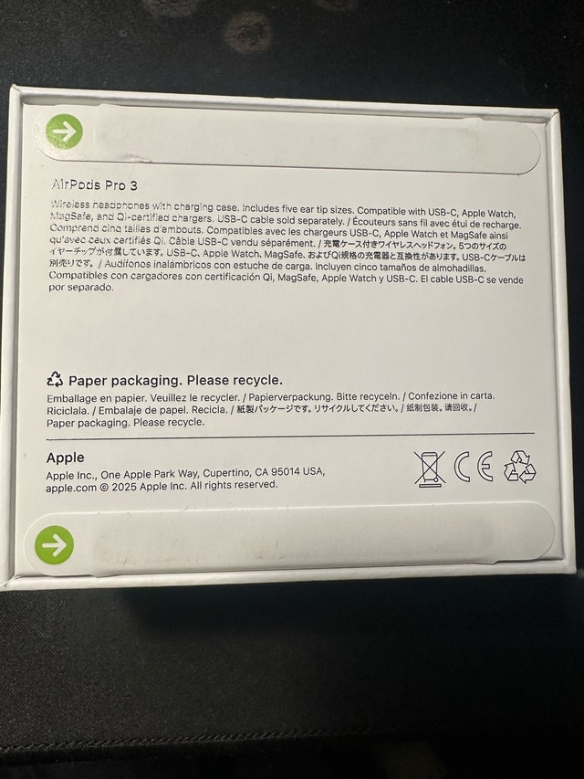Apple AirPods Pro 3 – Brand New & Factory Sealed - photo 2