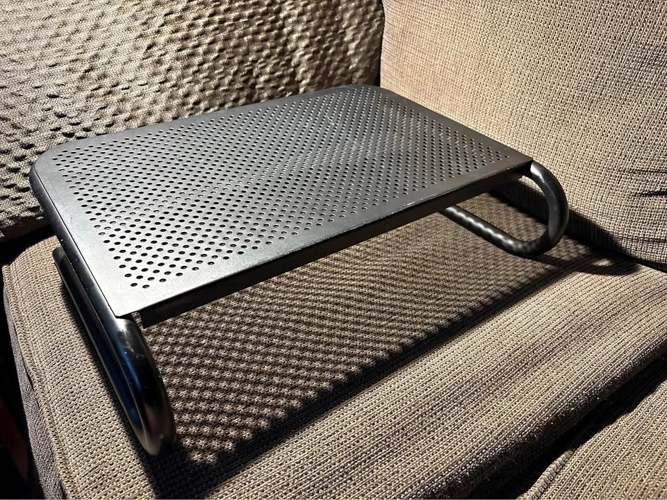 Metal Art Jr. Monitor Stand with 14" Wide Platform - Pearl Black