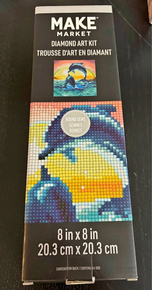 BNIB Dolphin Diamond Painting Kit