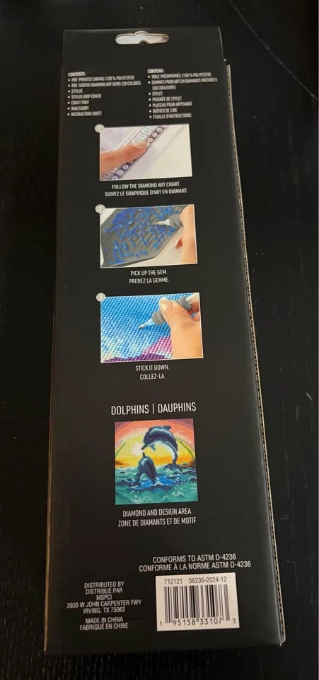 BNIB Dolphin Diamond Painting Kit - photo 2