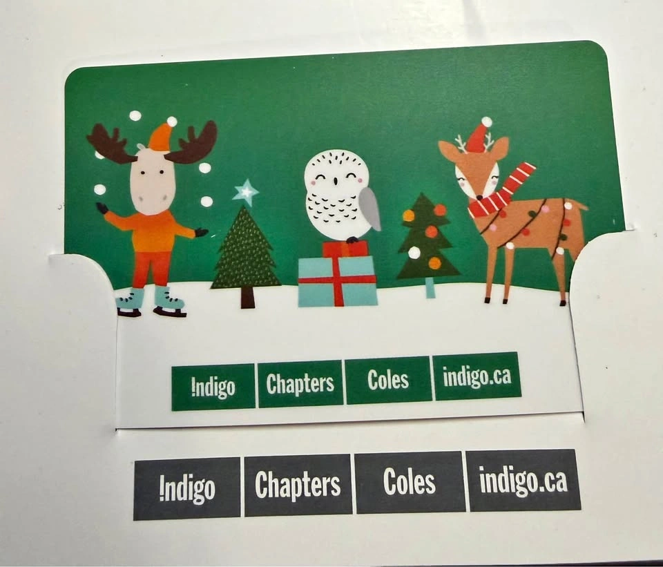 $50 Indigo/Chapters gift card