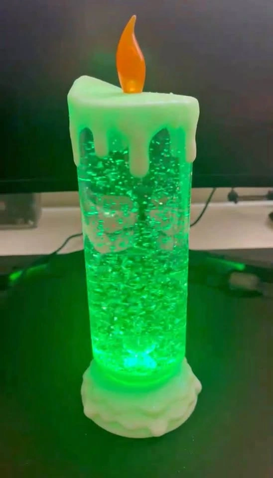 Christmas Electronic Lamp with Fan