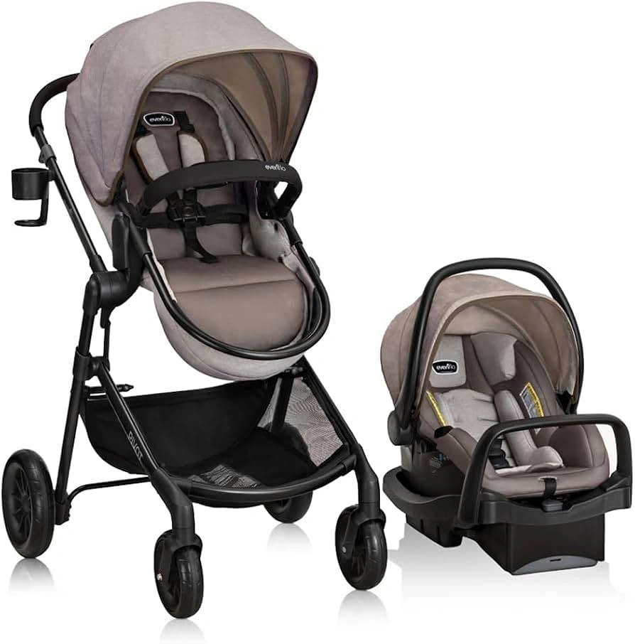 Evenflo Pivot Modular Travel System with LiteMax Car Seat
