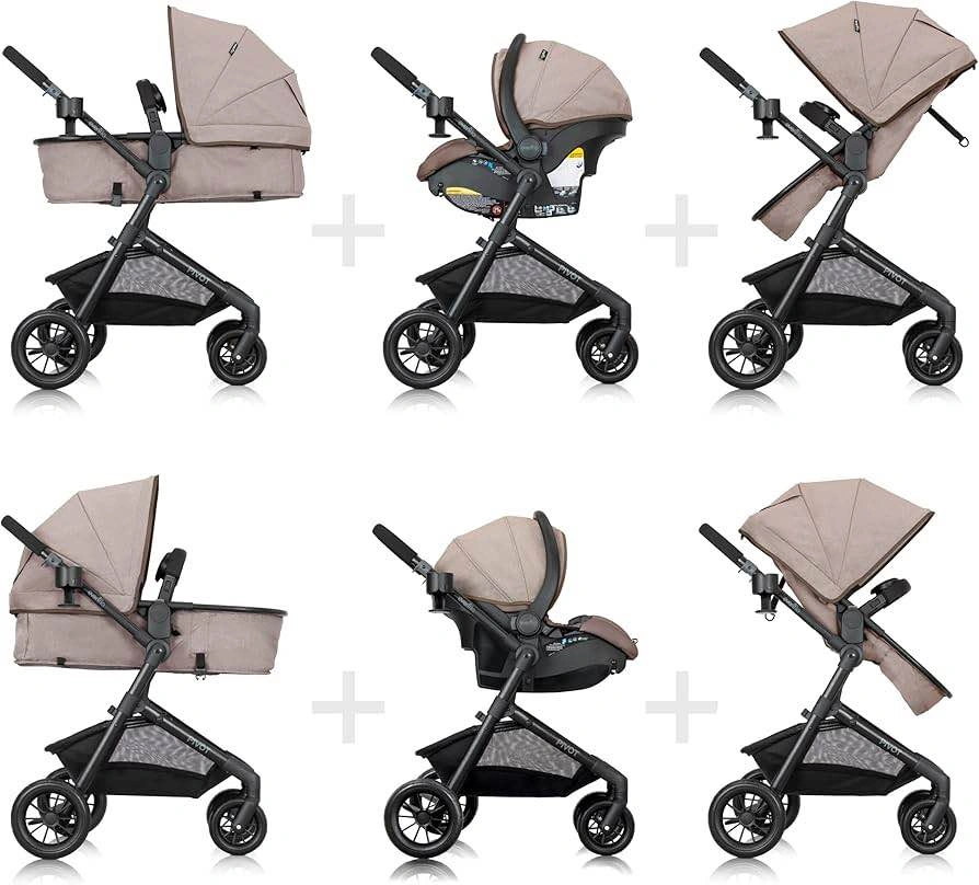 Evenflo Pivot Modular Travel System with LiteMax Car Seat - photo 2