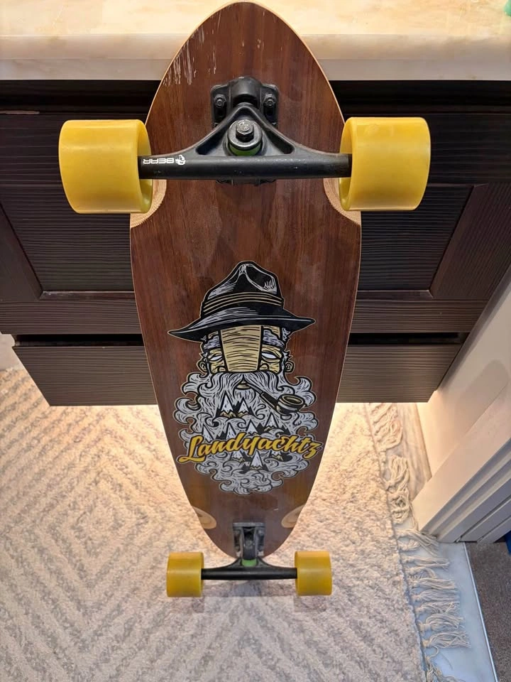 LANDYACHTZ FIBERGLASS STOUT WISE GUY SKATEBOARD