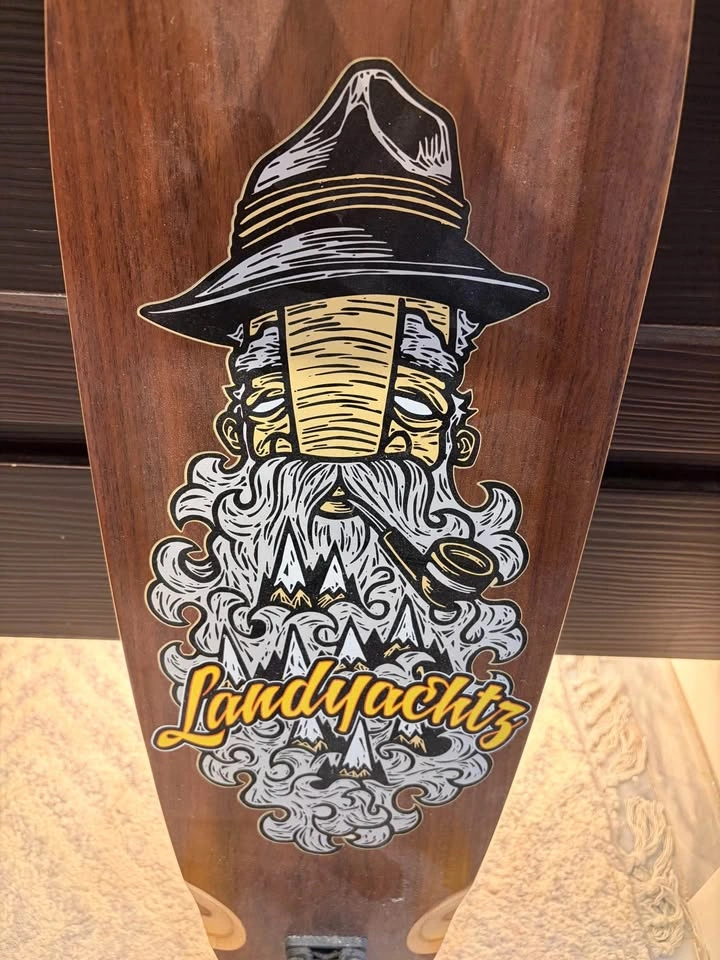 LANDYACHTZ FIBERGLASS STOUT WISE GUY SKATEBOARD - photo 2