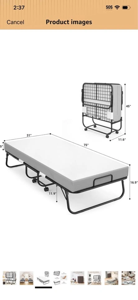 Brand New in box twin size memory foam mattress - photo 3