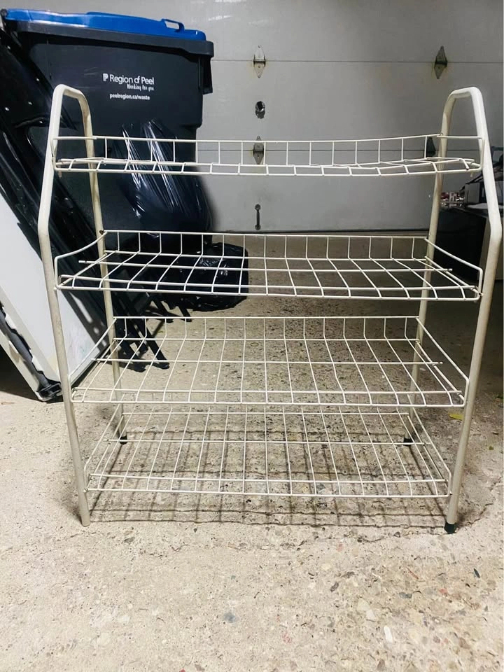 4 tiers metal shoe rack fits up to 20 pairs - photo 2