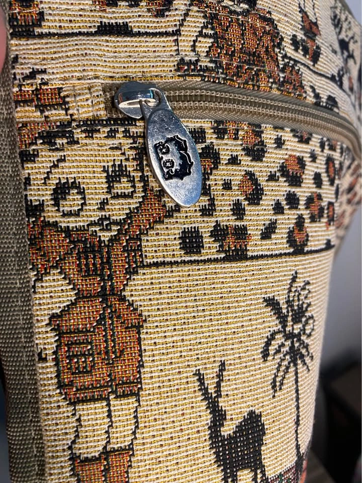 Vintage Jade African Safari Zebra Betty Boop Rolling Bag - photo 4