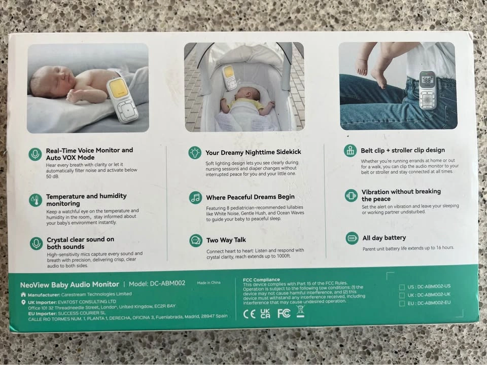 Dr.Care NeoGo Portable Audio Baby Monitor and Sound Machine - photo 2