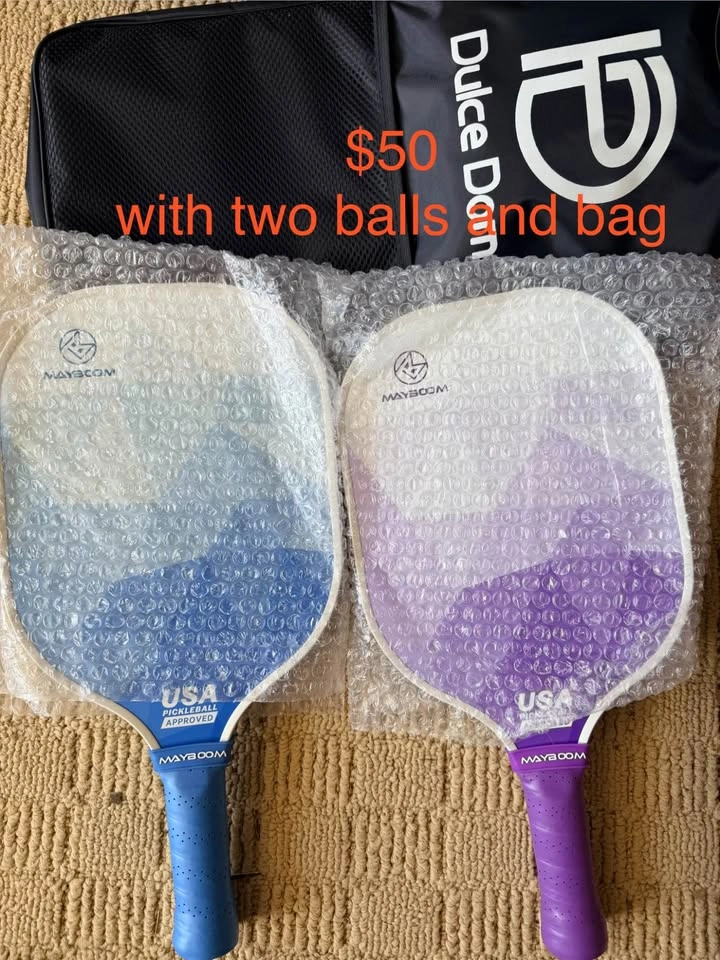 Pickleball Paddles, USAPA Approved Rackets Set with Ball and Car - photo 2