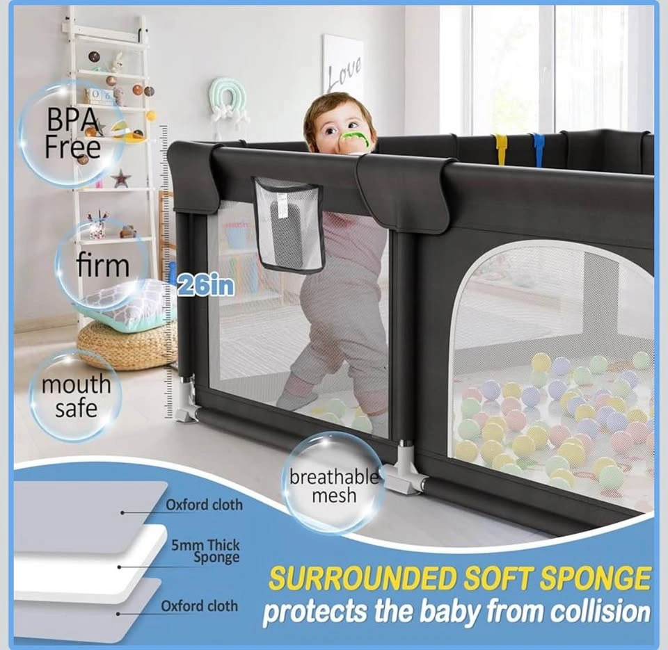 Brand new Baby playpen 71x59inch with Mat - photo 4