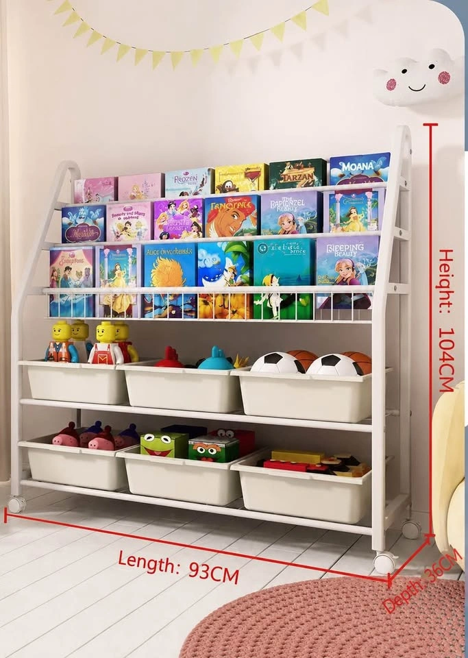 Brand new Mobile Kids Bookshelf and Toy Storage Organizer
