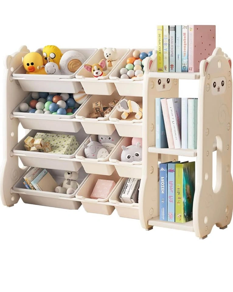 New 4-Tier Toy Organizer with 12 Removable Bins - photo 3