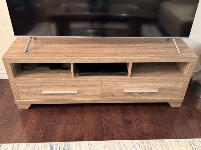 Wooden TV and Media Console